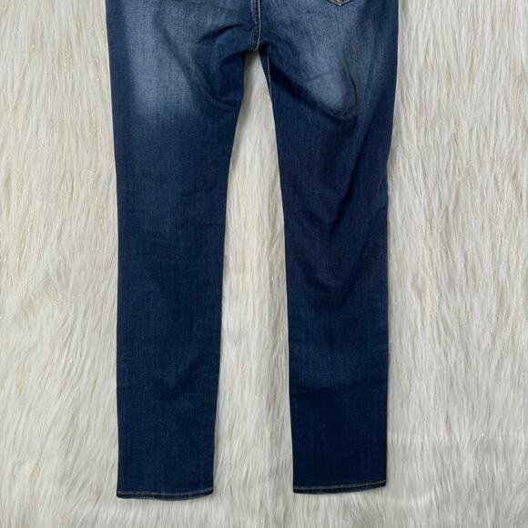 Buffalo David Bitton Faith Mid Rise Straight Jean Med Wash Stretch Distressed 27 - Picture 6 of 10